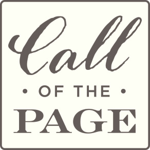 Call of the Page written in dark grey on a cream background